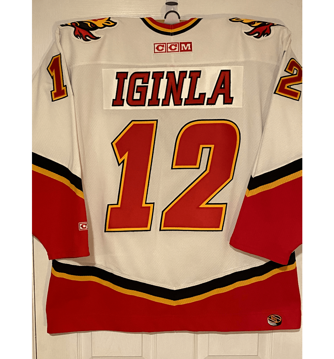 Jarome iginla shop flames jersey